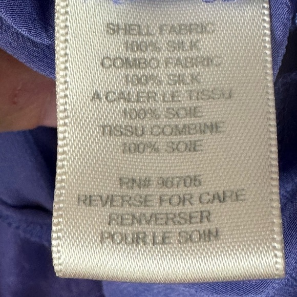 Rebecca Taylor Size 2 Dancing Dress Cornflower Ruffles Sleeveless 100% Silk - Picture 8 of 8